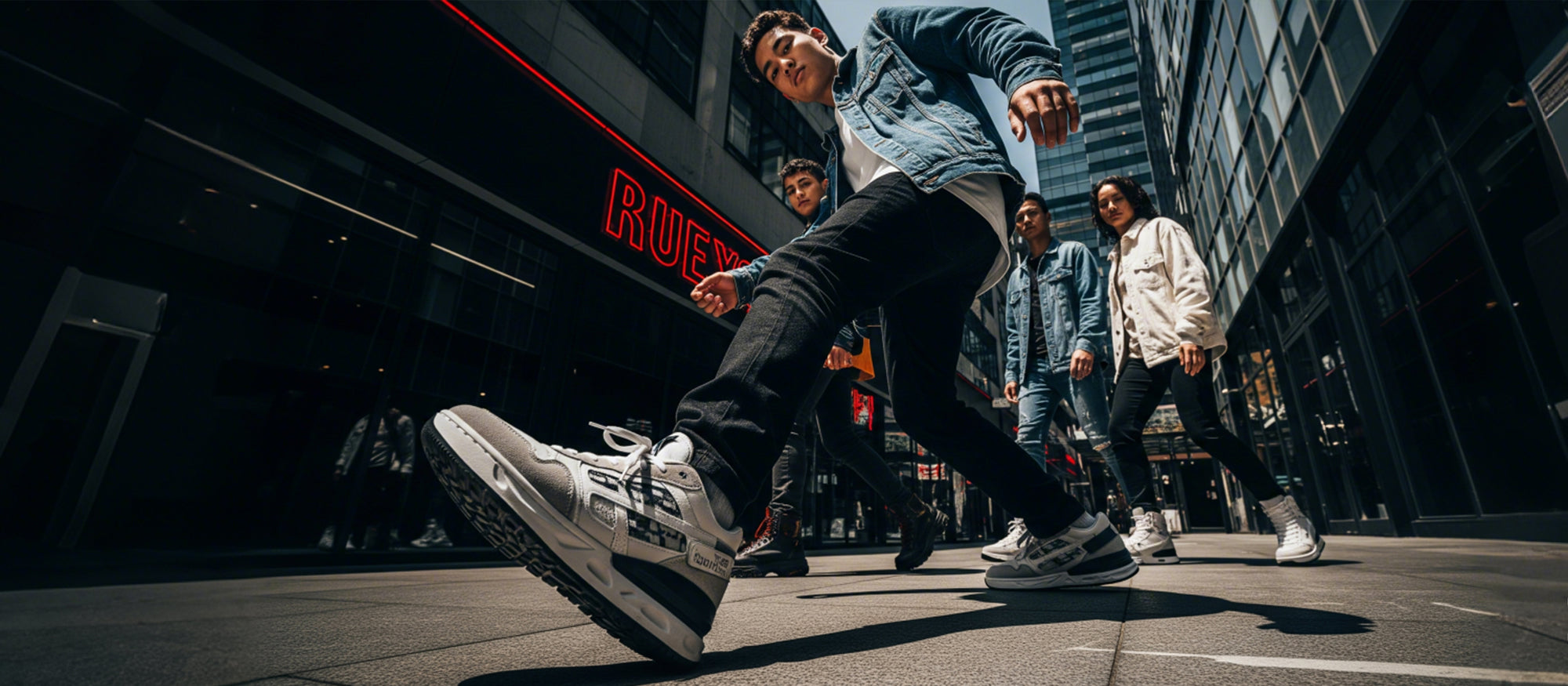 Your steps<br>
Setting the Footwear trend.