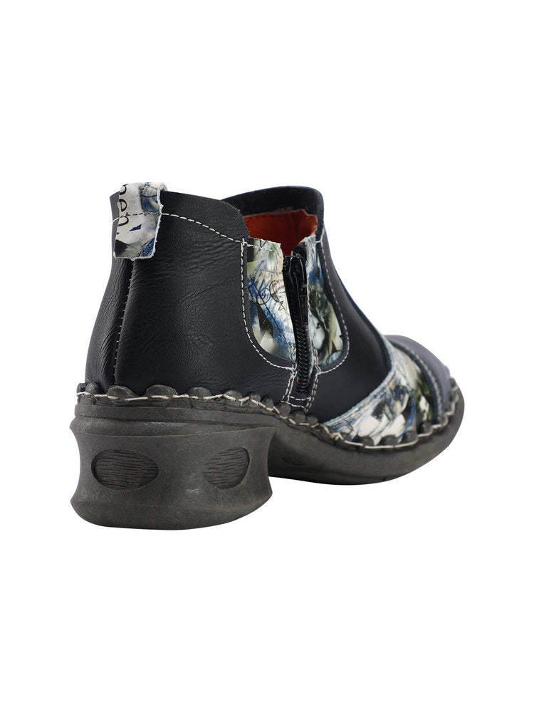 TMA EYES Women's Ankle Booties   Slip-On Outdoor Shoe with Side Zipper