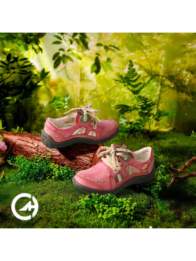 TMA EYES Hand-Stitched Casual Sneakers  Side Hollow Design Women's