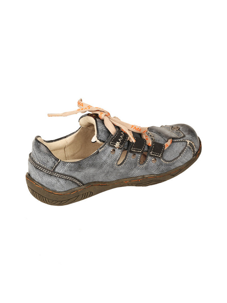 TMA EYES Patchwork Leather Walking Sandals  Women's Comfort Outdoor Shoe