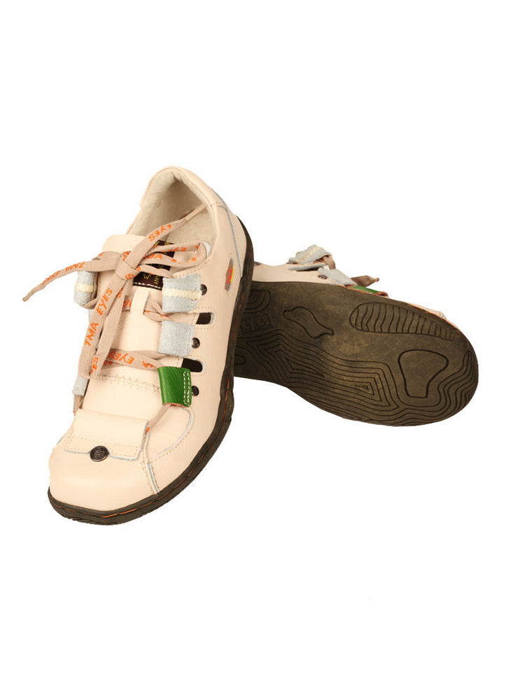 TMA EYES Patchwork Leather Walking Sandals  Women's Comfort Outdoor Shoe