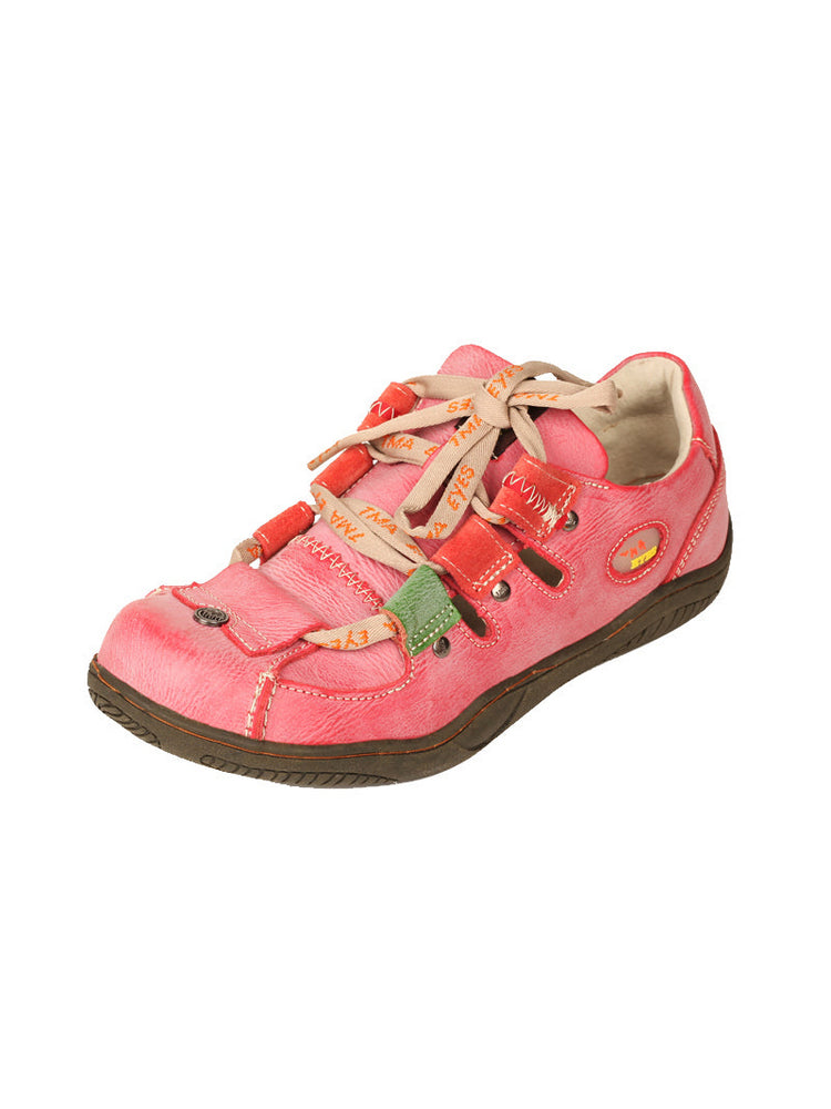 TMA EYES Patchwork Leather Walking Sandals  Women's Comfort Outdoor Shoe