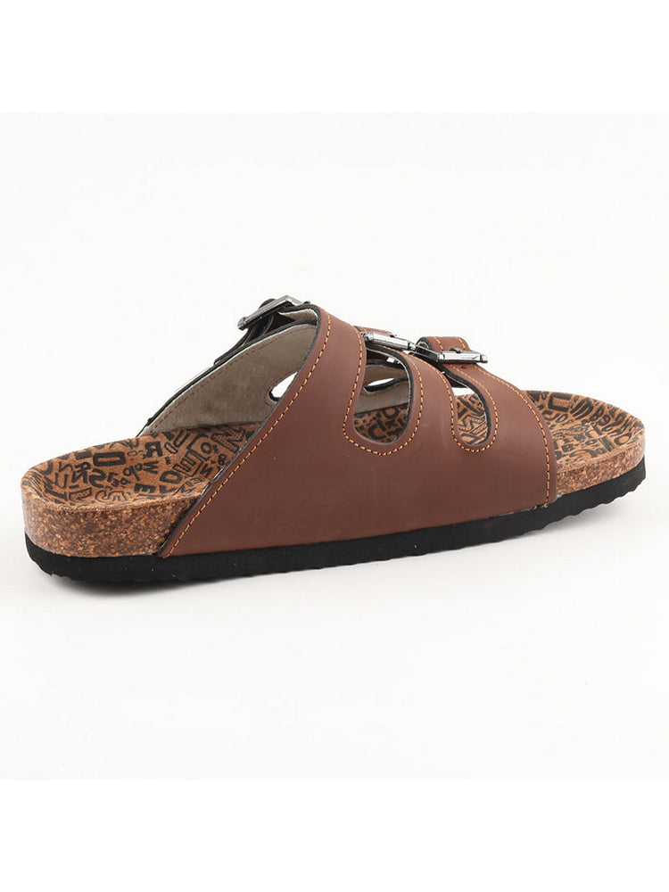 TMA EYES Hand Stitched Leather Sandals  Open Toe Footbed Lightweight Comfort