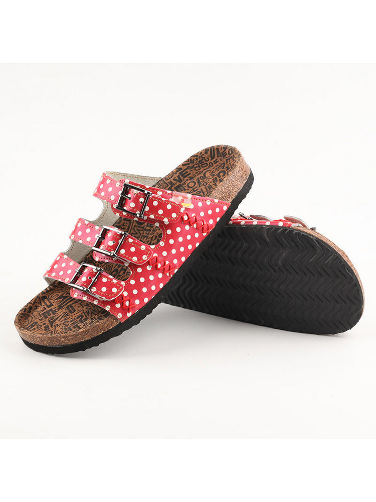 TMA EYES Hand Stitched Leather Sandals  Open Toe Footbed Lightweight Comfort