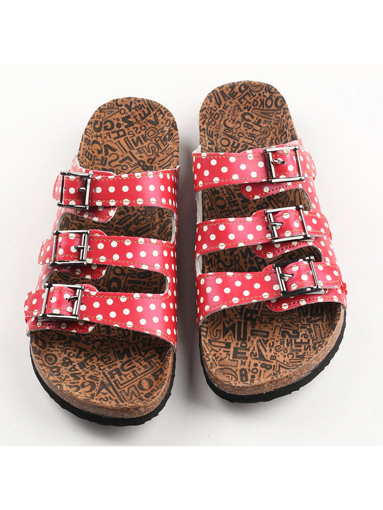 TMA EYES Hand Stitched Leather Sandals  Open Toe Footbed Lightweight Comfort