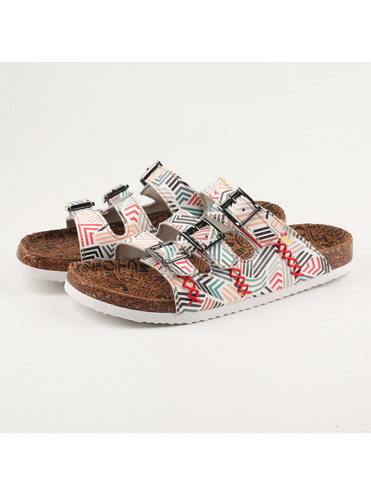 TMA EYES Hand Stitched Leather Sandals  Open Toe Footbed Lightweight Comfort