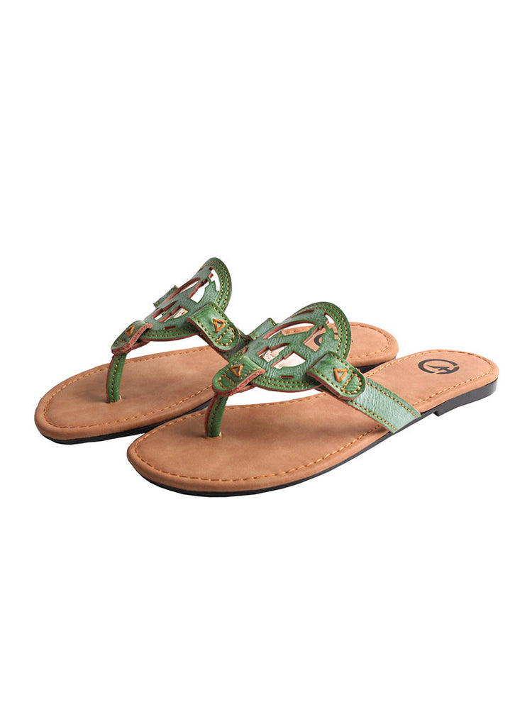 TMA EYES Women's Summer Flat Sandals Slip-on Beach Outdoor Comfort Slides