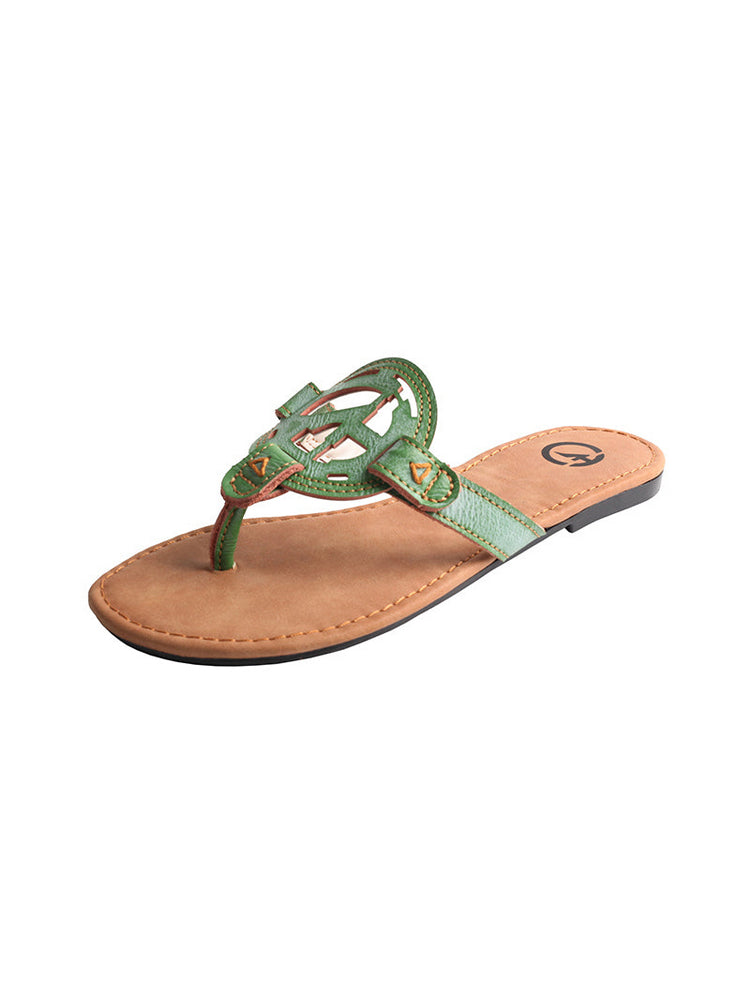 TMA EYES Women's Summer Flat Sandals Slip-on Beach Outdoor Comfort Slides