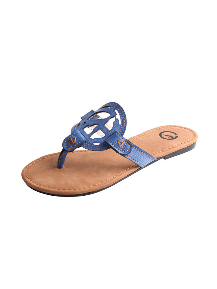 TMA EYES Women's Summer Flat Sandals Slip-on Beach Outdoor Comfort Slides