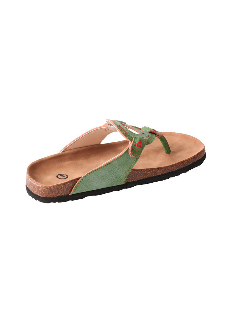 TMA EYES Platform Toe-Ring Sandals   Hollow Logo Slides for Women's Summer