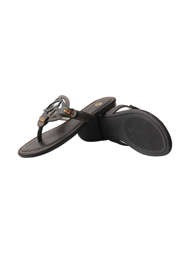 TMA EYES Top-Grain Leather Sandals  Slip-on Flat Beach Outdoor Comfort