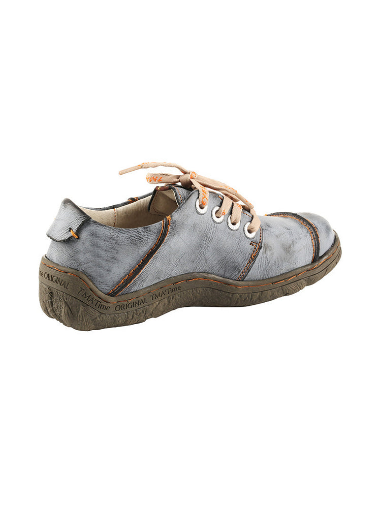 TMA EYES Handstitched Leather Walking Shoes  Women's Travel Work Sneakers