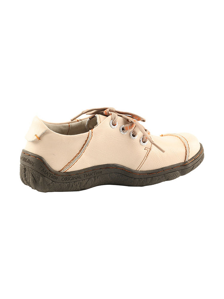 TMA EYES Handstitched Leather Walking Shoes  Women's Travel Work Sneakers