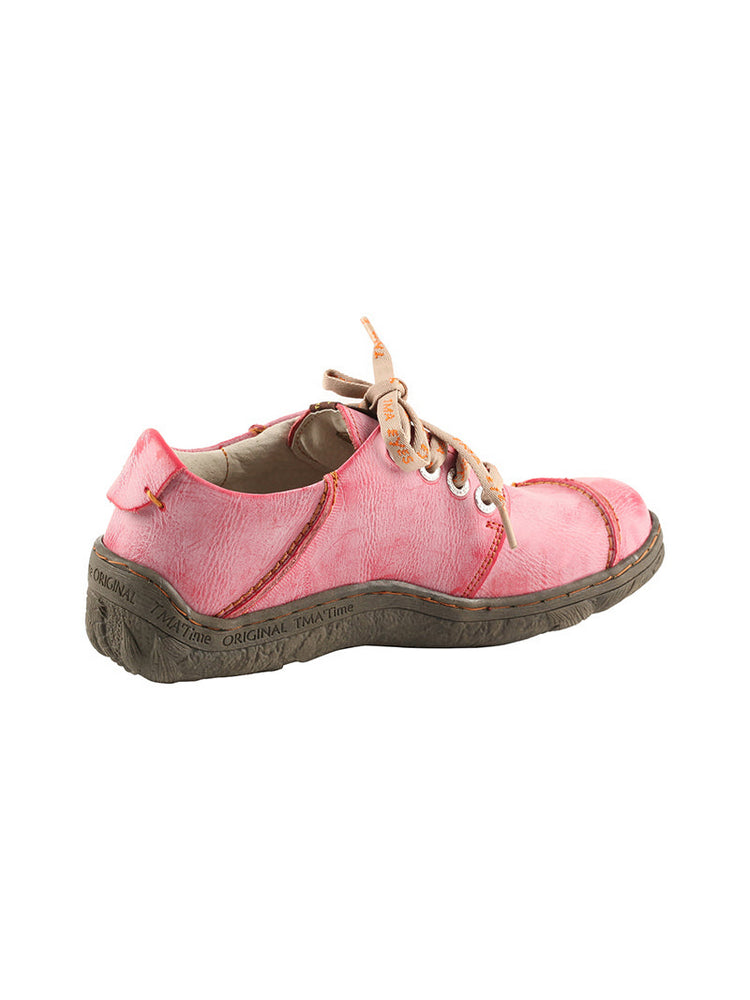 TMA EYES Handstitched Leather Walking Shoes  Women's Travel Work Sneakers
