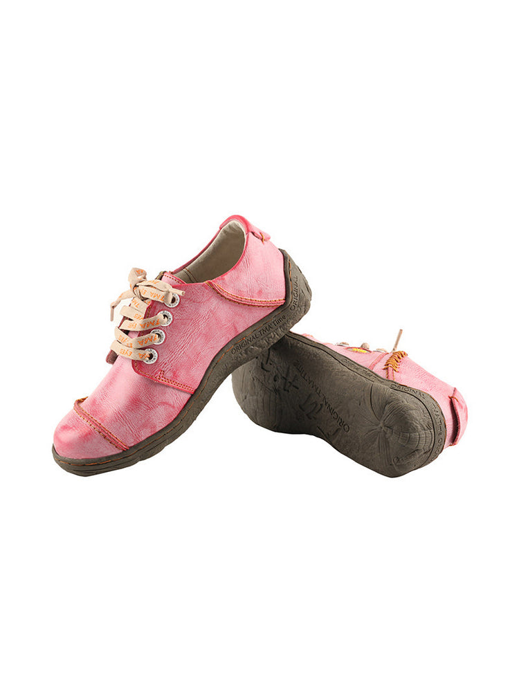 TMA EYES Handstitched Leather Walking Shoes  Women's Travel Work Sneakers