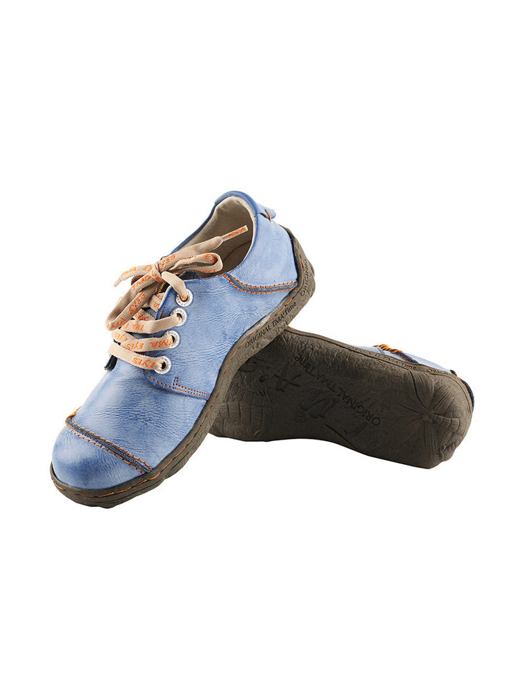 TMA EYES Handstitched Leather Walking Shoes  Women's Travel Work Sneakers