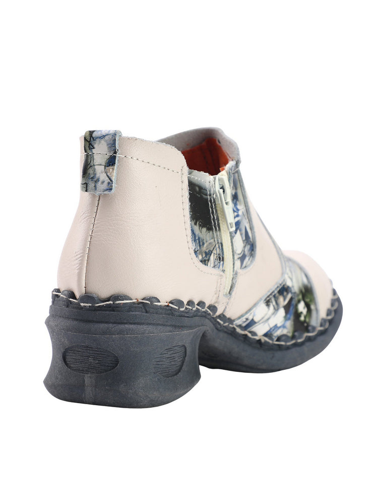 TMA EYES Women's Ankle Booties   Slip-On Outdoor Shoe with Side Zipper