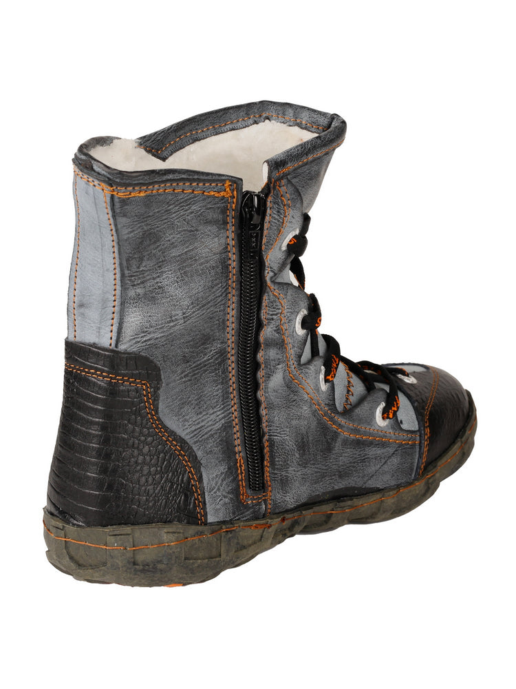 TMA EYES Camo Duck Boots for Women Short Fashion PU Leather Rain Boot