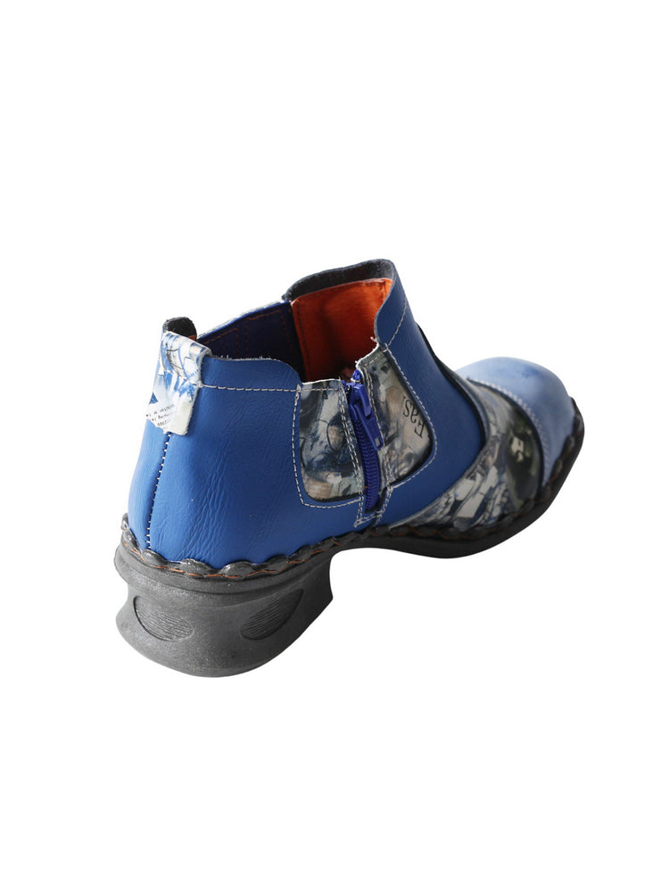 TMA EYES Women's Ankle Booties   Slip-On Outdoor Shoe with Side Zipper