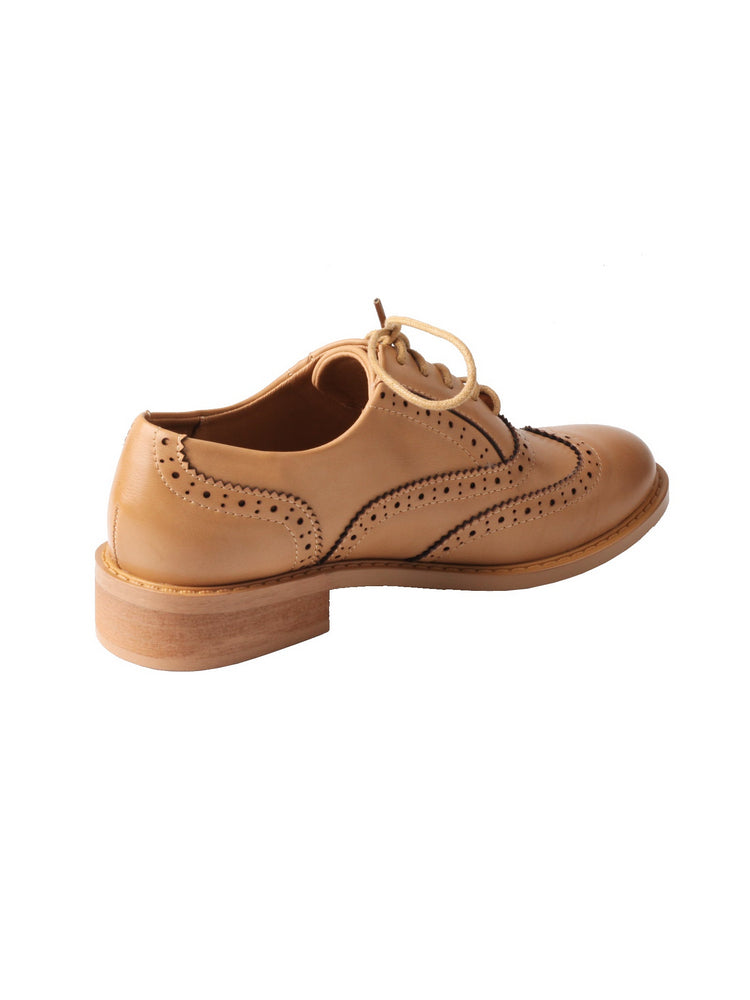 TMA EYES Baroque Oxford Shoes  Retro Carved Leather Lace-Up British Style
