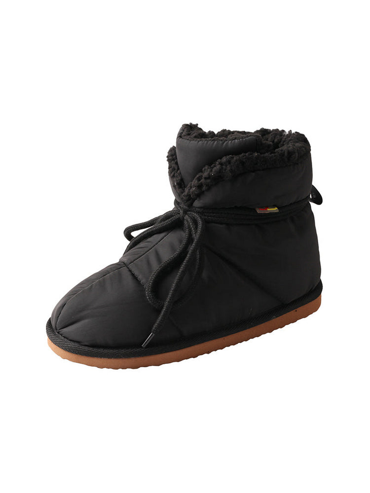 TMA EYES Fleece And Thickened Waterproof And Warm Snow Boots
