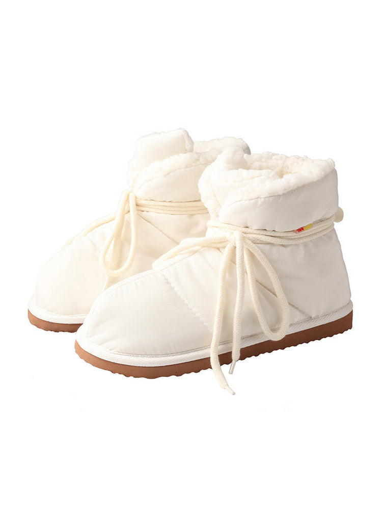 TMA EYES Fleece And Thickened Waterproof And Warm Snow Boots