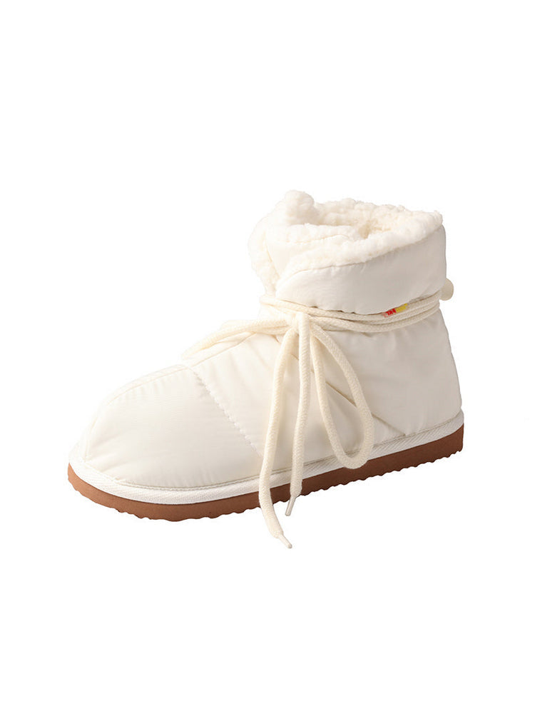 TMA EYES Fleece And Thickened Waterproof And Warm Snow Boots