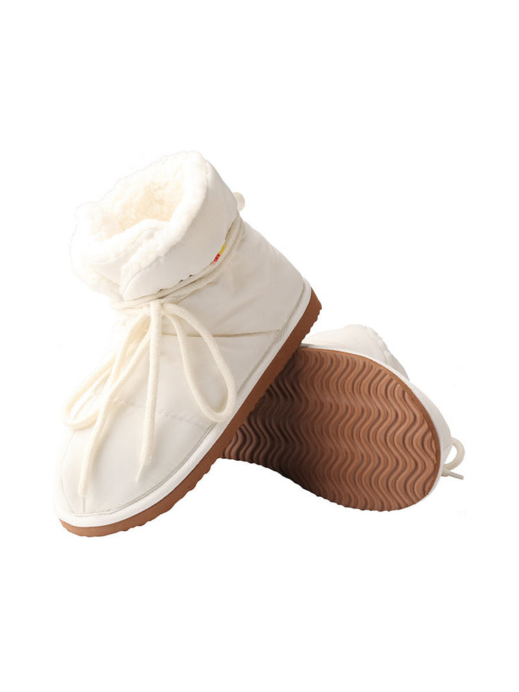 TMA EYES Fleece And Thickened Waterproof And Warm Snow Boots