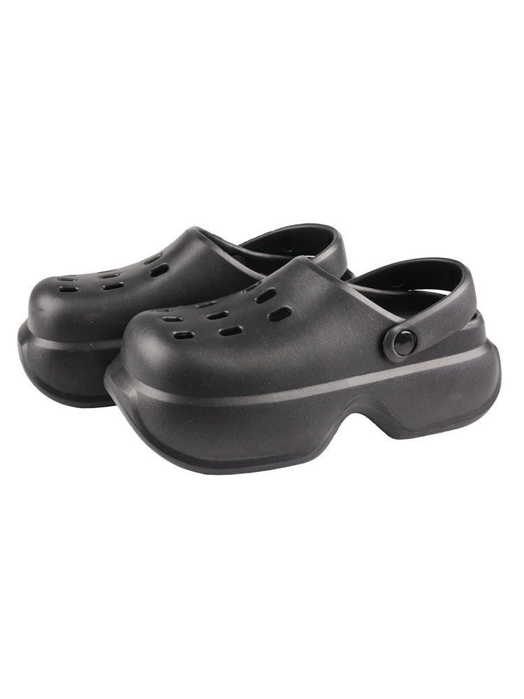 TMA EYES Platform Garden Clogs  Quick-Dry Anti-Slip Rotatable Strap 2-Way