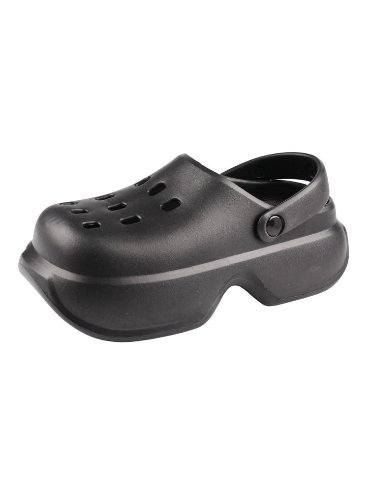 TMA EYES Platform Garden Clogs  Quick-Dry Anti-Slip Rotatable Strap 2-Way