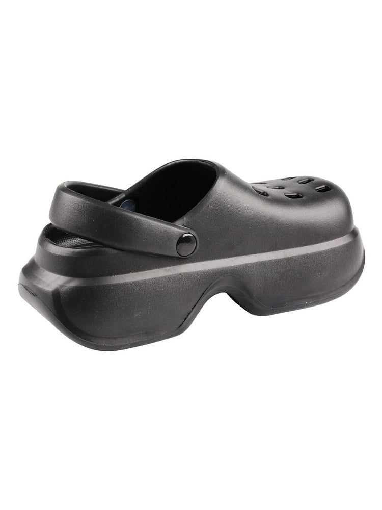TMA EYES Garden Clogs Lightweight Waterproof Platform Rotatable Strap