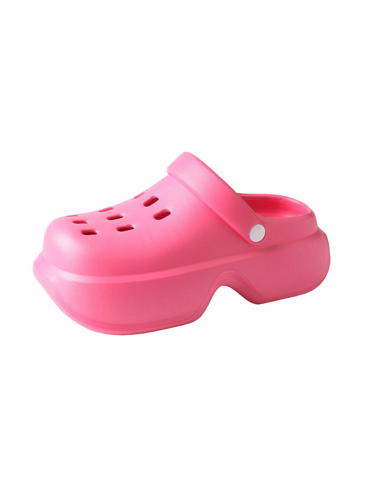 TMA EYES Garden Clogs Lightweight Waterproof Platform Rotatable Strap