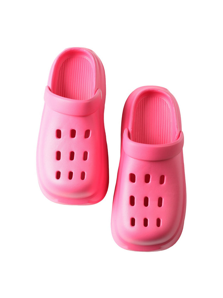 TMA EYES Garden Clogs Lightweight Waterproof Platform Rotatable Strap