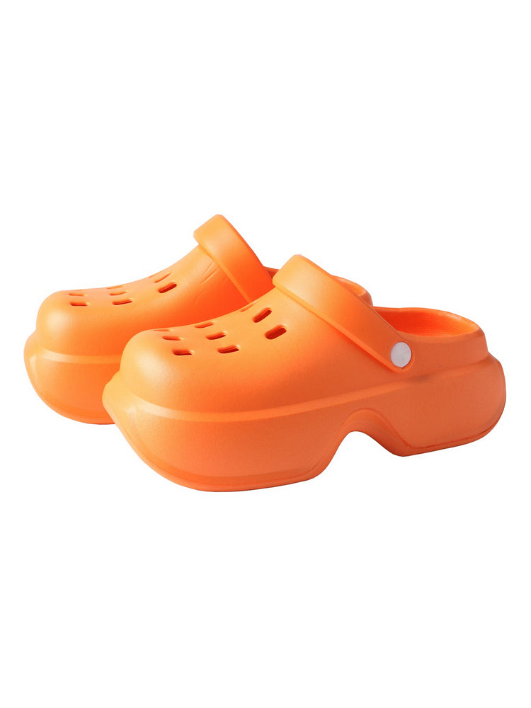 TMA EYES Platform Garden Clogs  Quick-Dry Anti-Slip Rotatable Strap 2-Way
