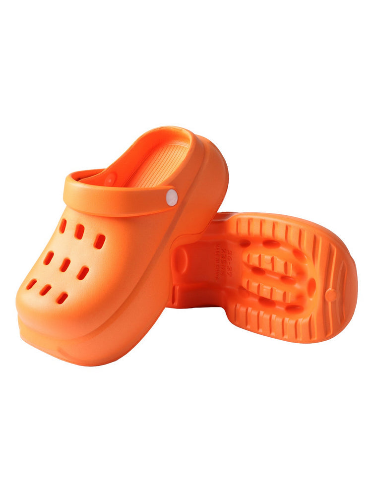 TMA EYES Platform Garden Clogs  Quick-Dry Anti-Slip Rotatable Strap 2-Way