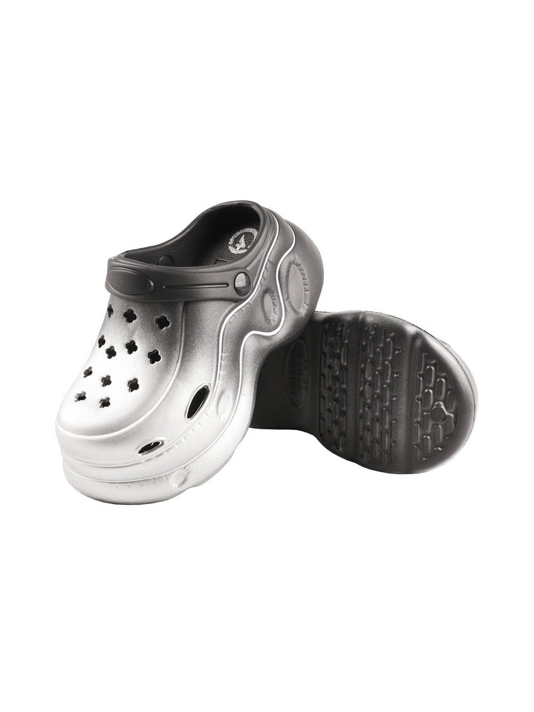 TMA EYES Gradient Color Clogs  Platform Slip-On Rotatable Strap Non-Slip