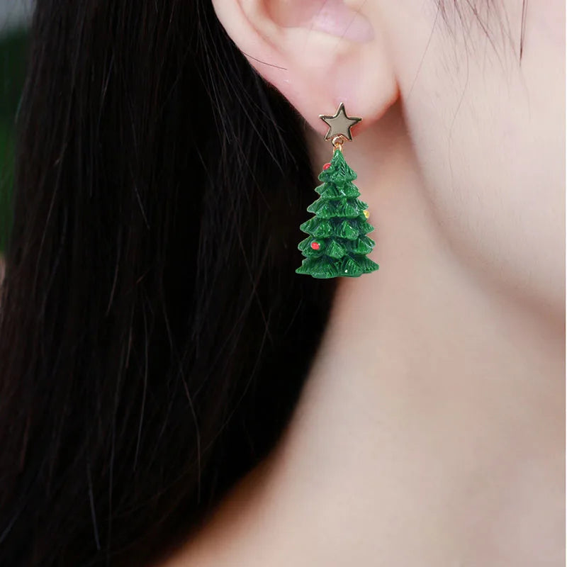 10pcs Mini Christmas Resin Cabochons Flatback Charms for DIY Crafts Phone Decor