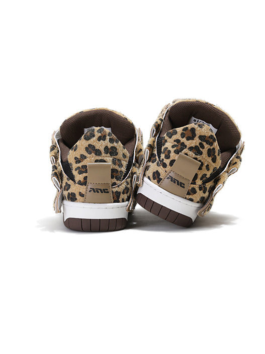 ADC Leopard Print Sneakers  Chunky Platform Low-Top Casual Flats