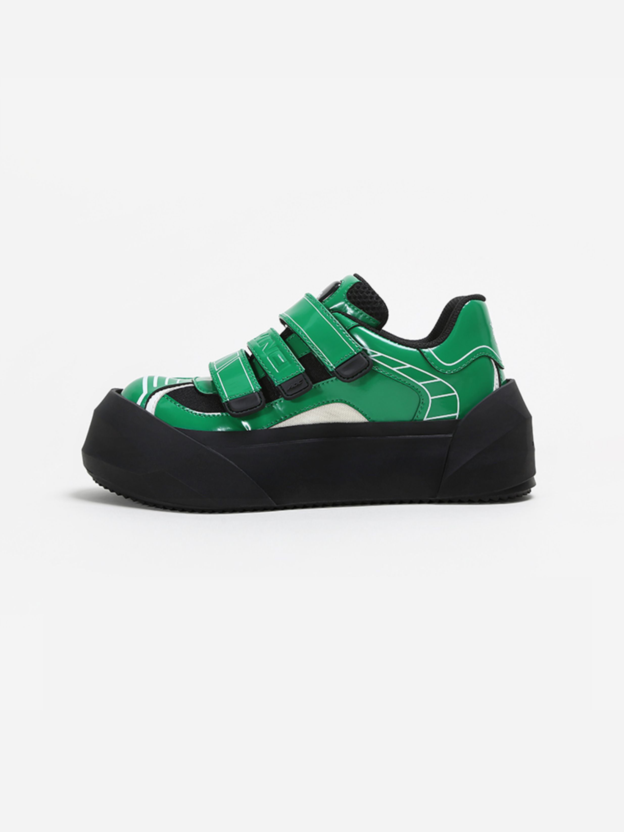 ADC  Cosmic Cube  Platform Sneakers  Velcro Strap Chunky Casual Shoe
