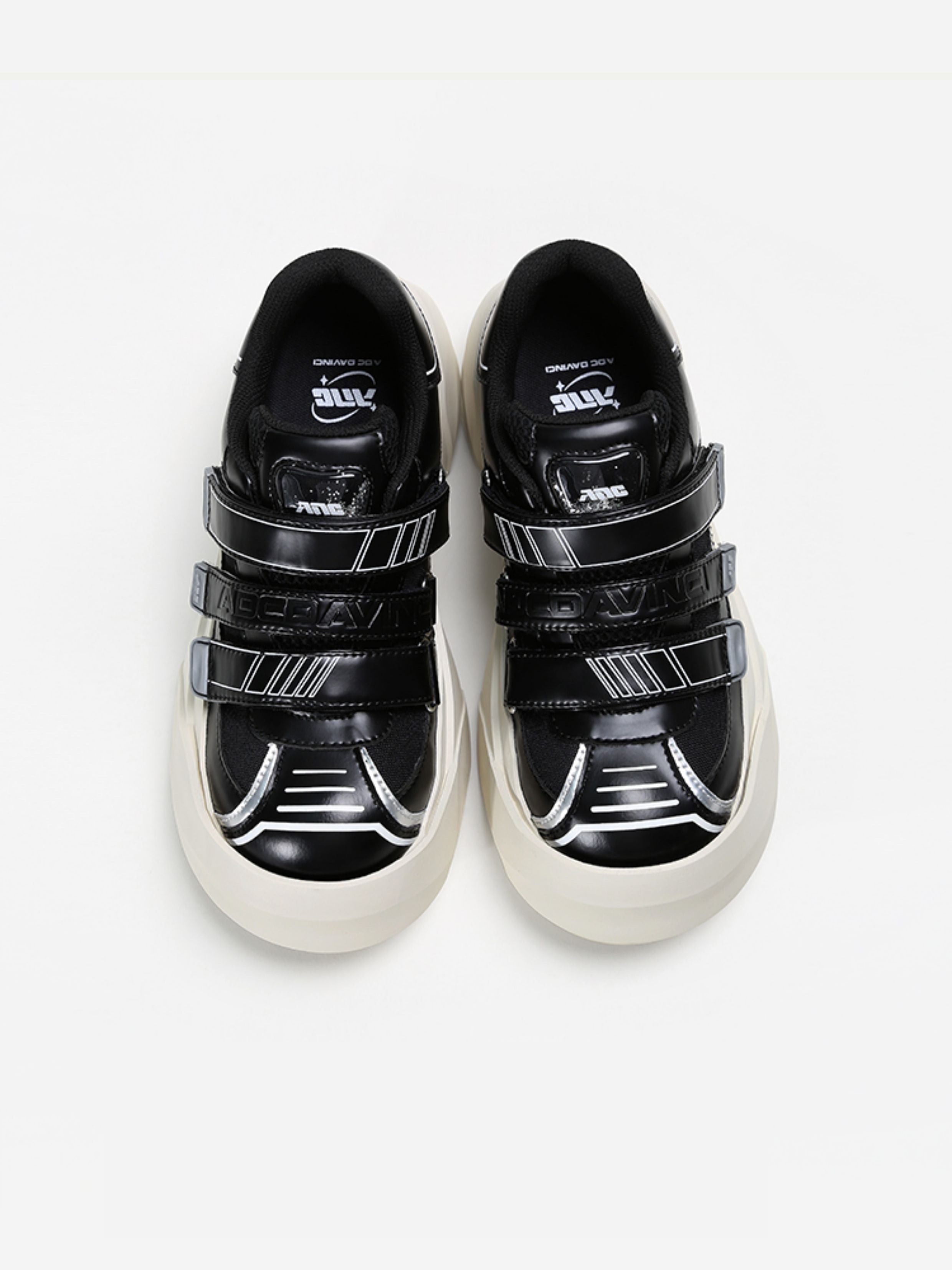 ADC  Cosmic Cube  Platform Sneakers  Velcro Strap Chunky Casual Shoe