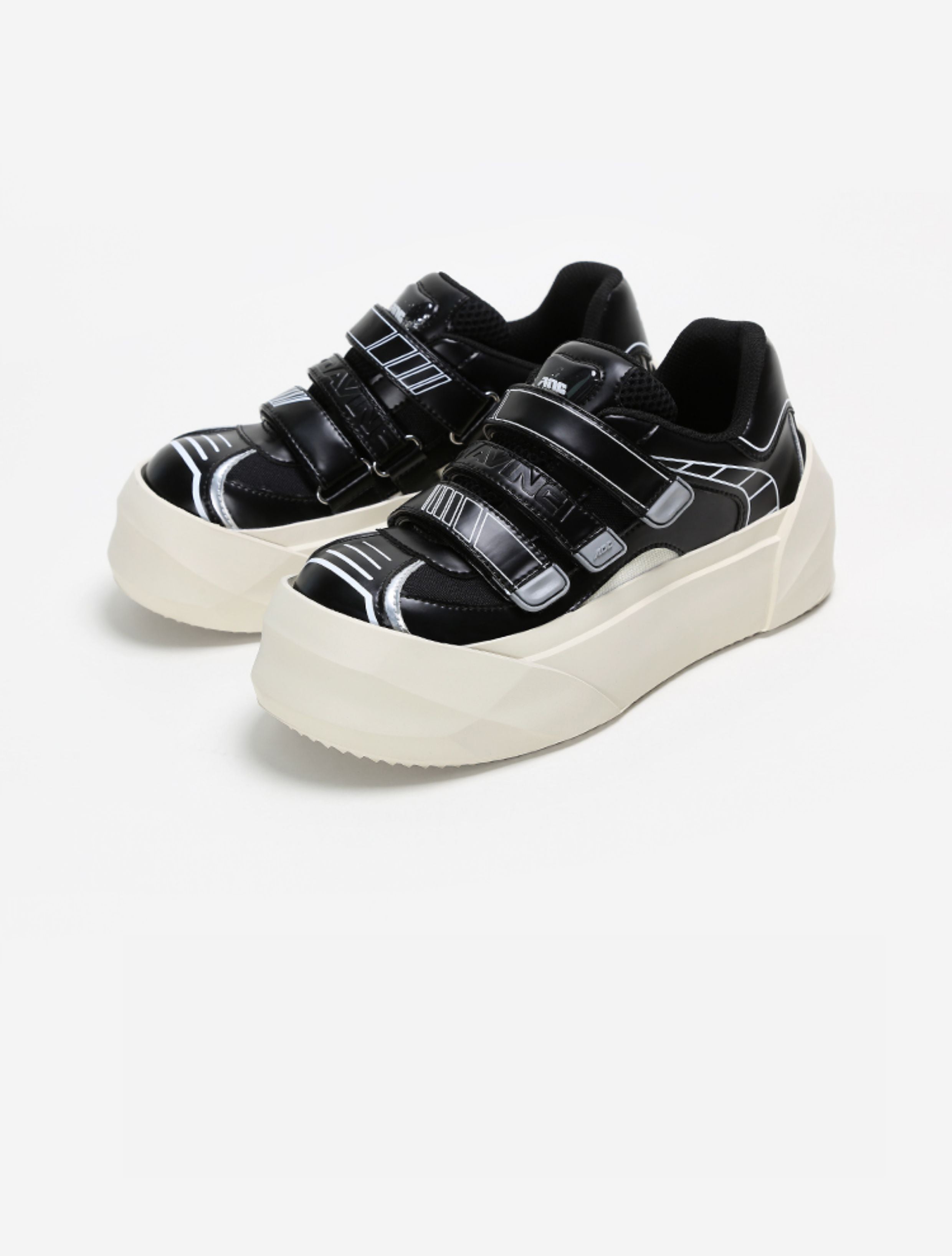 ADC  Cosmic Cube  Platform Sneakers  Velcro Strap Chunky Casual Shoe