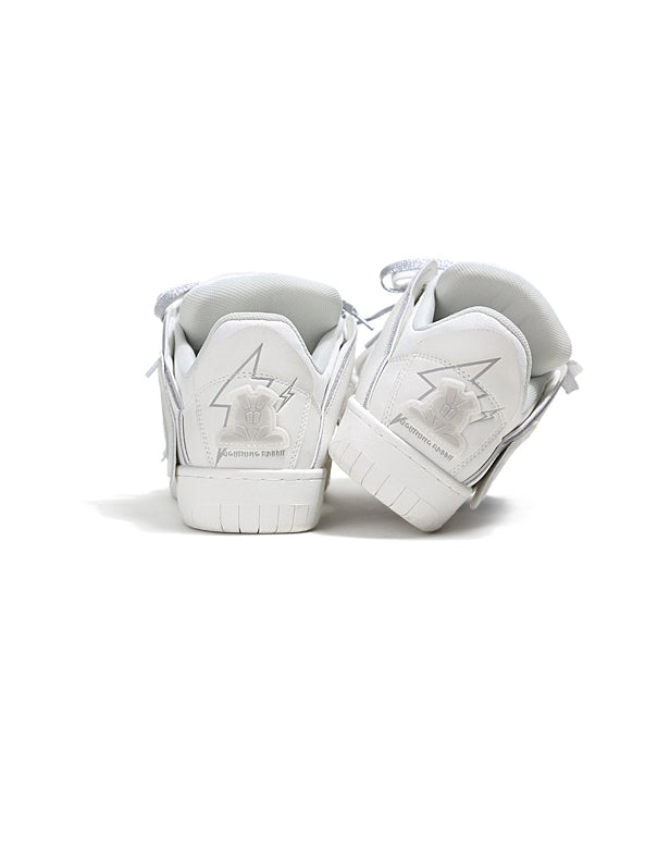 ADC Grey Flash Starry Sky  Glitter Skate Shoes   Unisex Low-Top Board Shoe