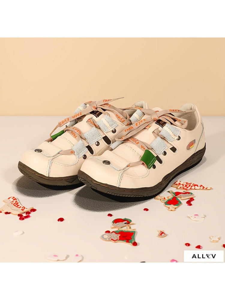 TMA EYES Patchwork Leather Walking Sandals  Women's Comfort Outdoor Shoe