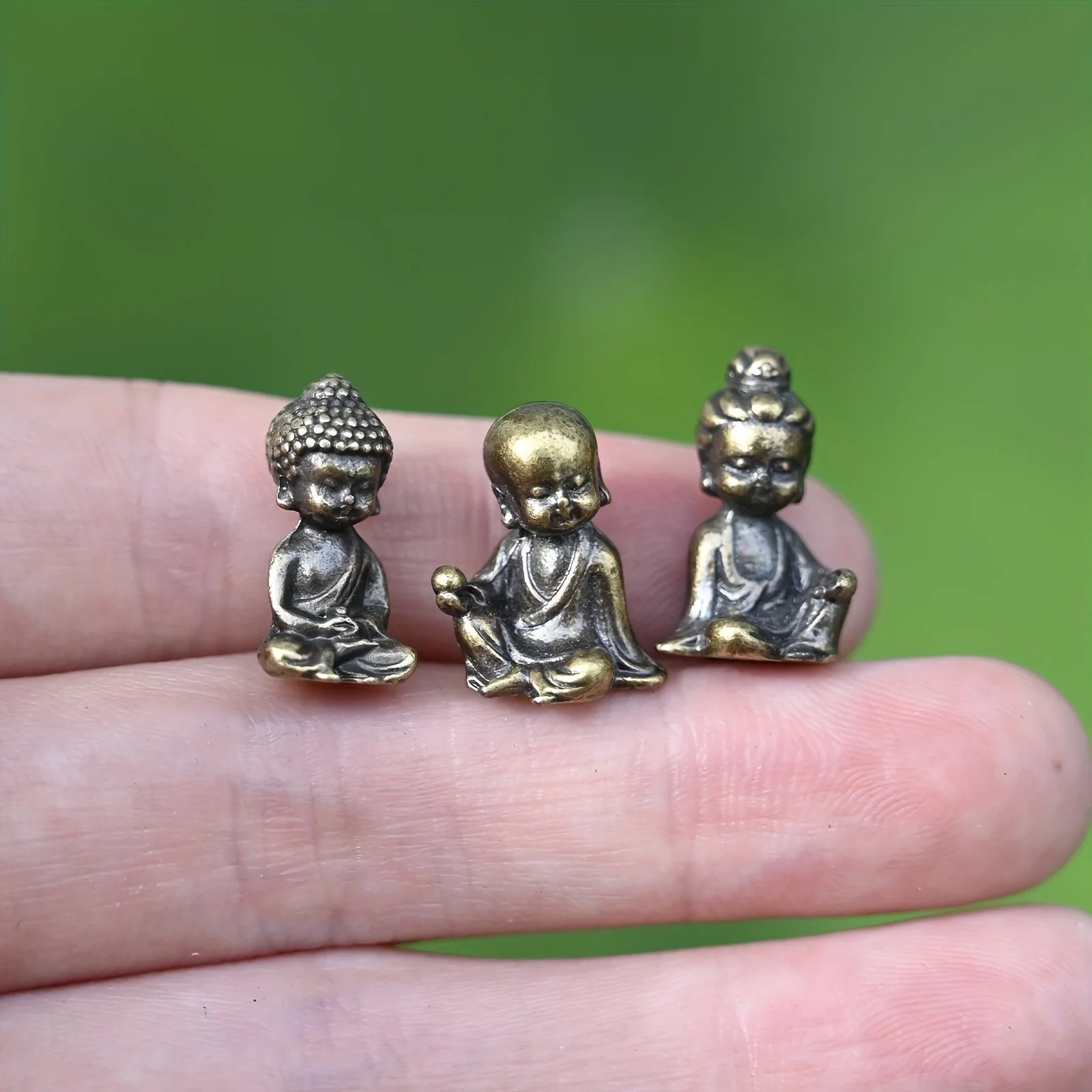 Mini Buddha Statue Guanyin Figurine Zen Garden Fish Tank Ornament Micro Landscape