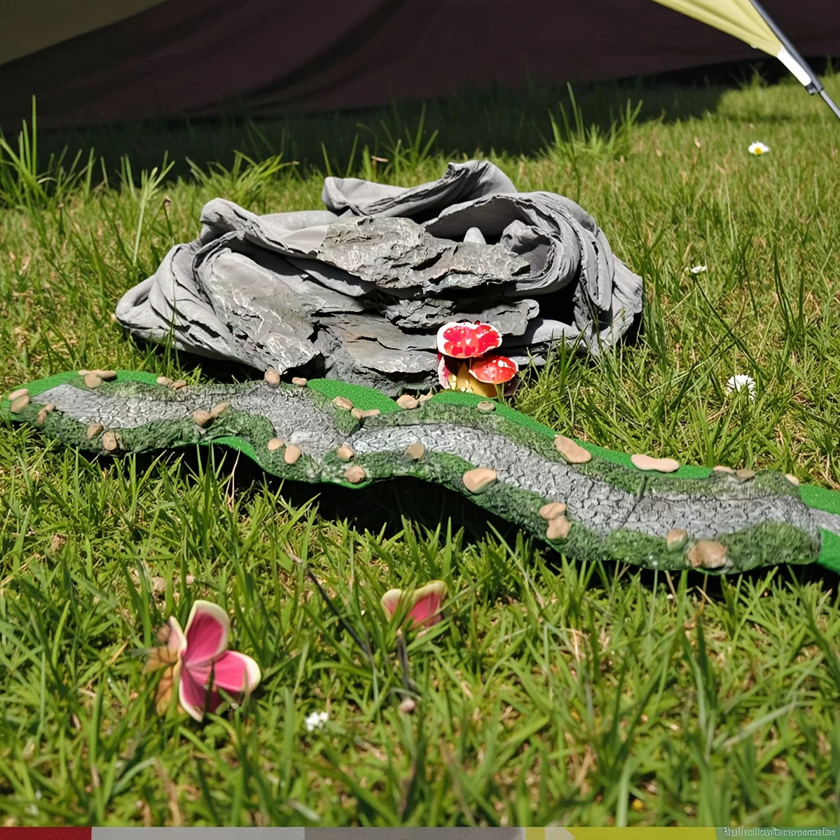 Miniature Stone Path Resin Fairy Garden Walkway for Terrarium Micro Landscape DIY