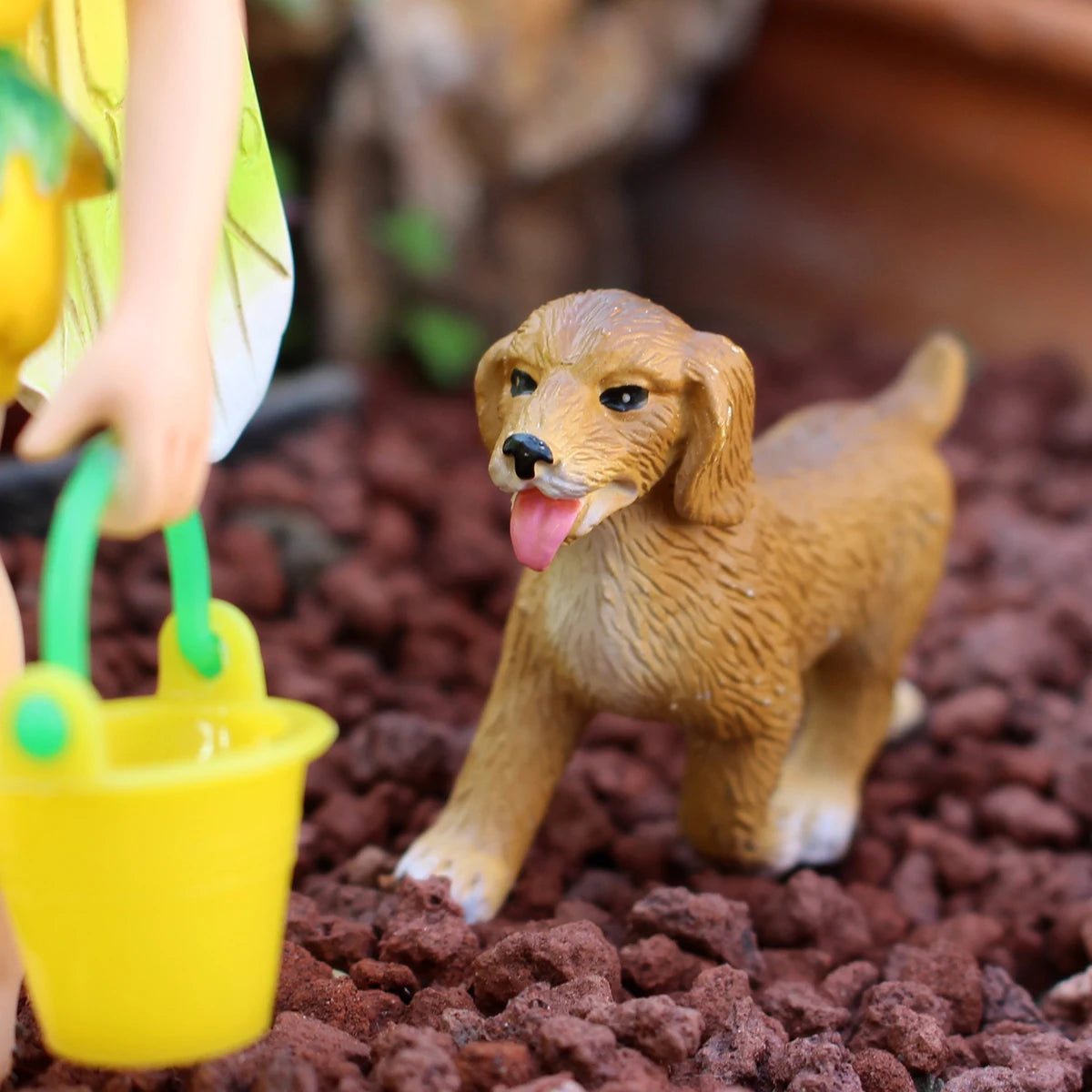 Miniature Flower Fairy & Fish Statue Resin Craft for Fairy Garden Bonsai Decor