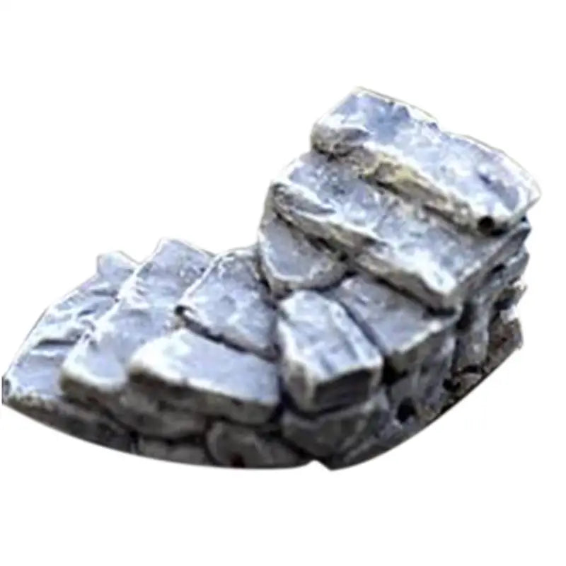 10pcs Miniature Stone Stairs Steps for Fairy Garden Terrarium Micro Landscape DIY