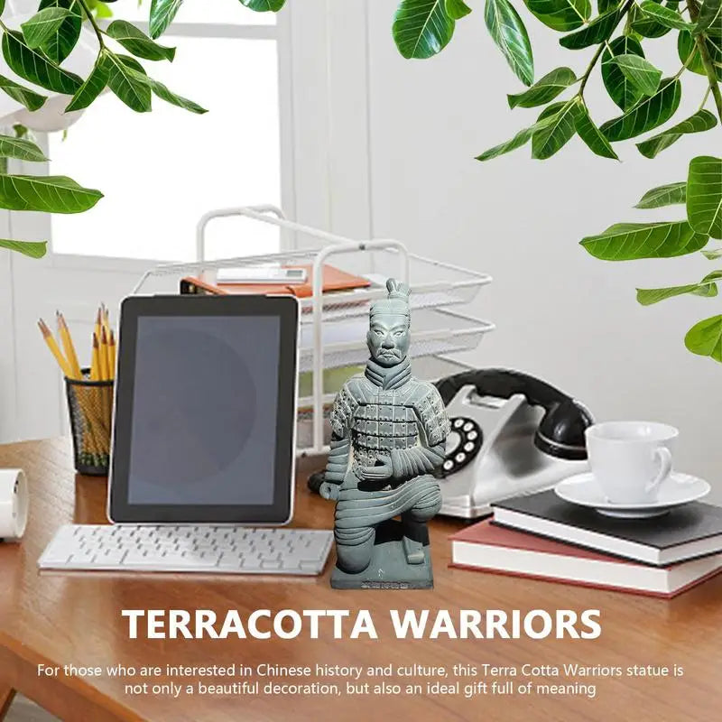 Chinese Terracotta Warriors Statue Qin Dynasty Army Replica Collectible Figurine