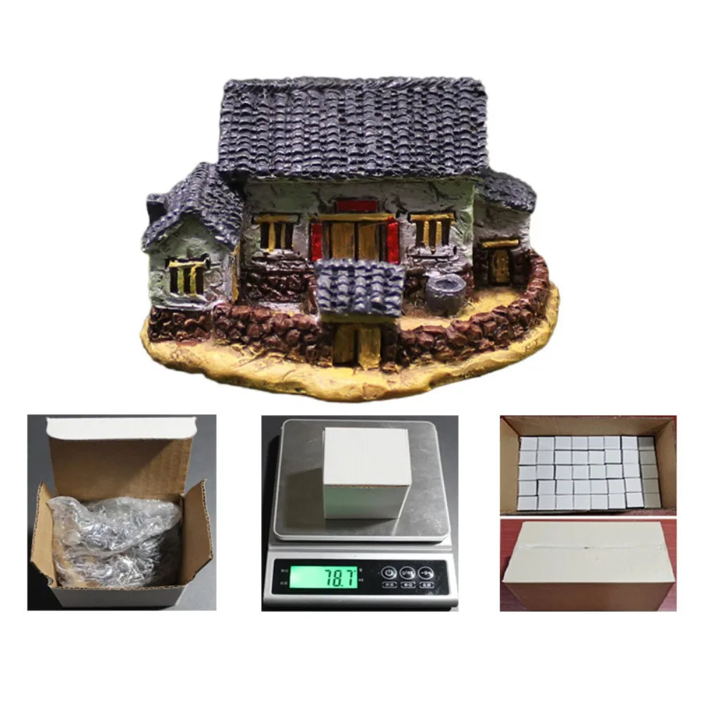 Miniature Chinese Archway Figurine Resin Oriental Gate for Fairy Garden Decor