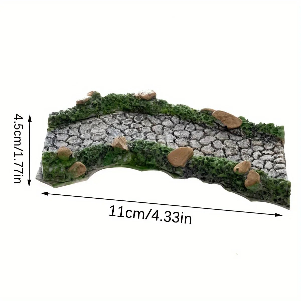 Miniature Stone Path Resin Fairy Garden Walkway for Terrarium Micro Landscape DIY